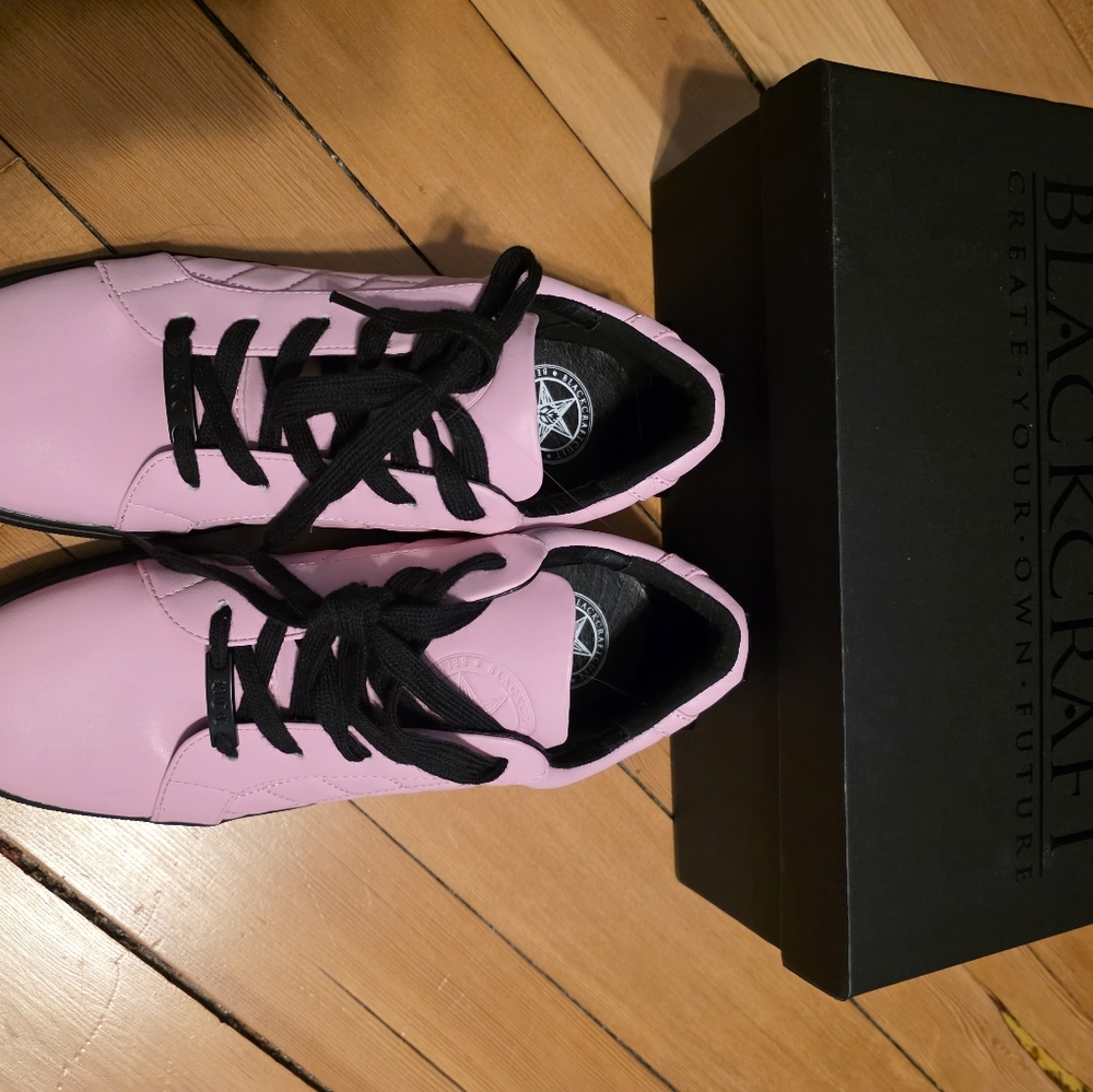 BlackCraft Cult Sabrina Pink Quilted Sneakers Brand New Unworn size 8.5